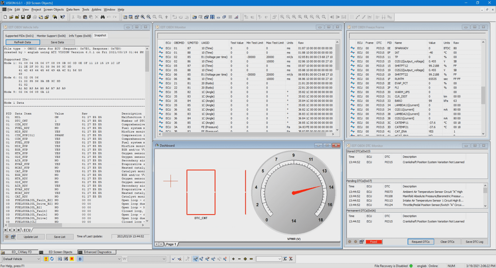 Enhanced Diagnostics