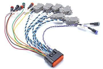 Vehicle Communication Gateway BOC to 6xDB9, banana plugs