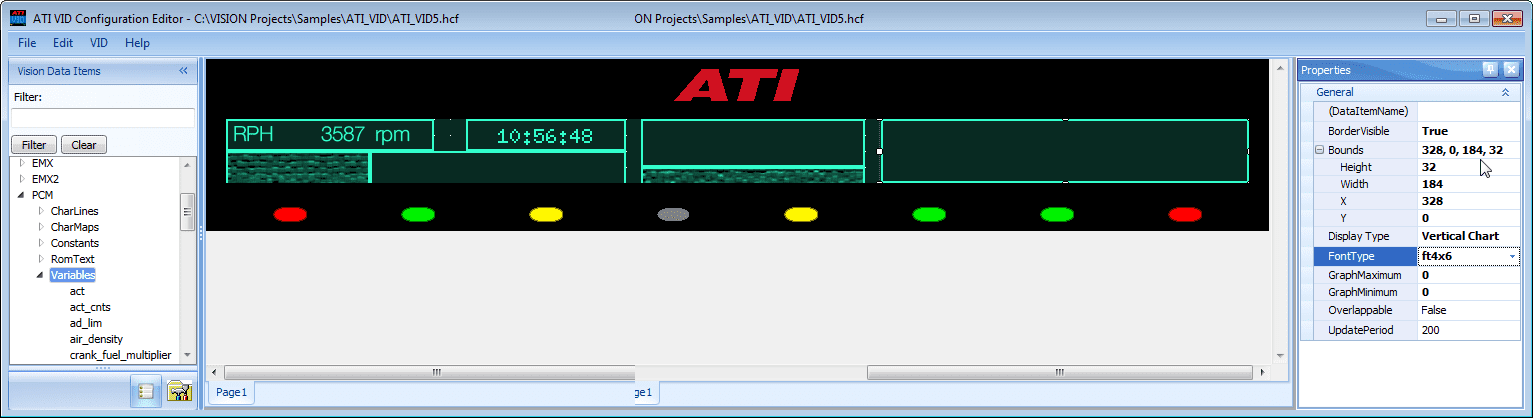 Vehicle Information Display